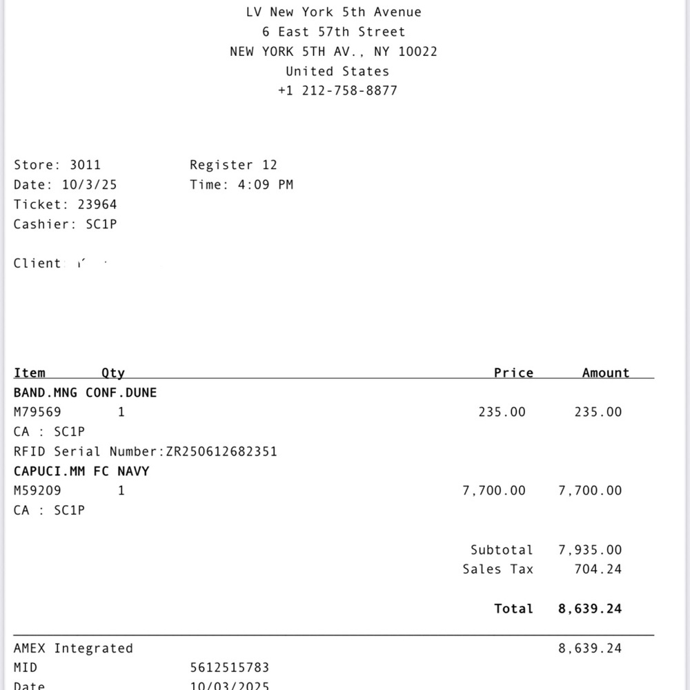 Limited Louis Vuitton Navy Capucines MM - Picture 16 of 16